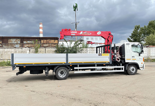 КРАН-МАНИПУЛЯТОР UNIC 554 (5т) НА БАЗЕ ШАССИ HINO 500 MUA (12т)